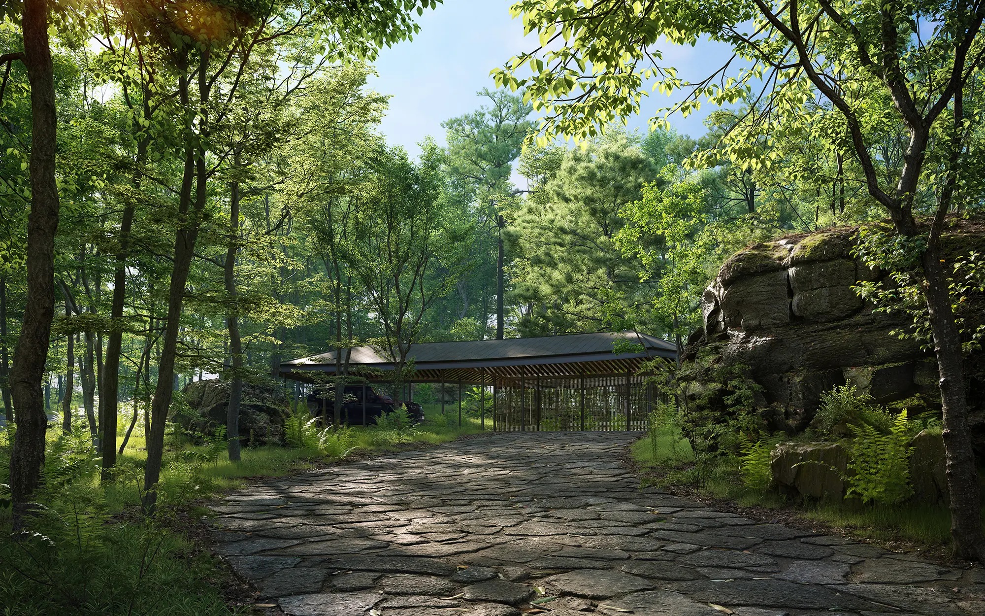 NOT A HOTEL KITAKARUIZAWA ARCS コンペ応募案 UNBUILT