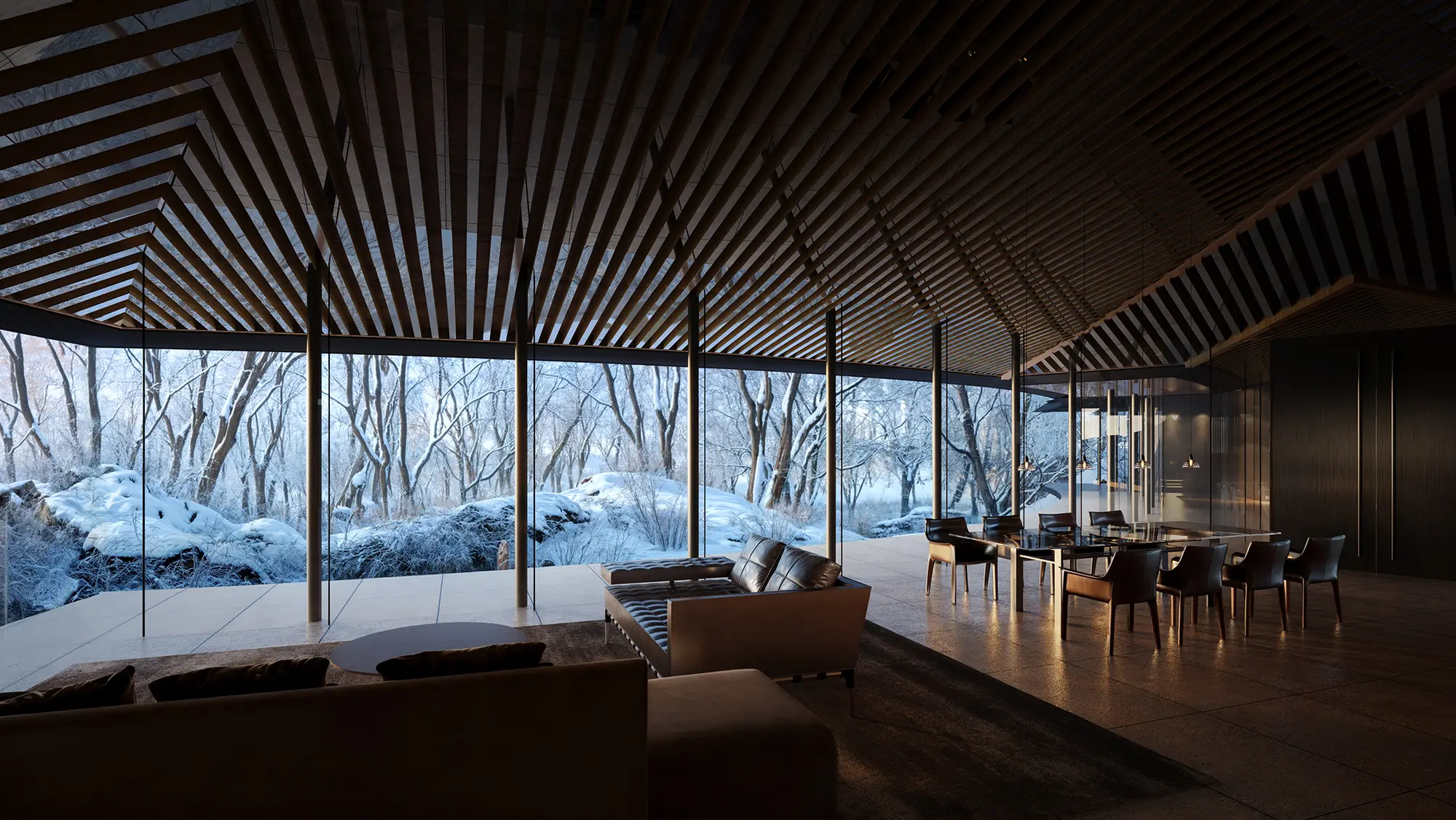 NOT A HOTEL KITAKARUIZAWA ARCS コンペ応募案 UNBUILT